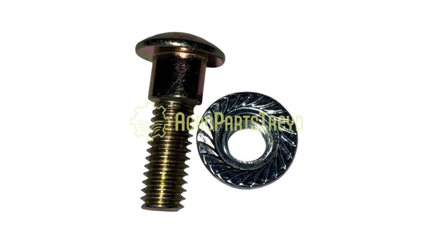 Болт сегмента ножа + гайка М6х20 (овал)  (Alpha Parts)